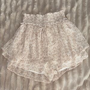Floral Ruffle Shorts